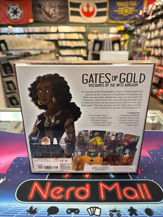 Viscount of the West Kingdom Gates of Gold (Sealed)