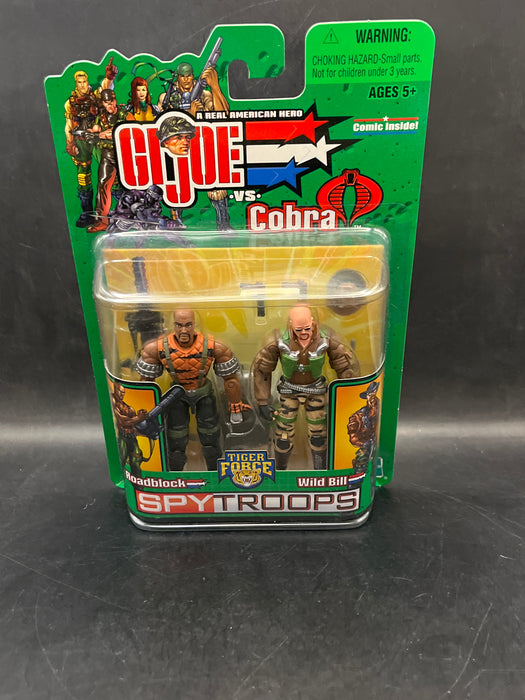 GI Joe vs. Cobra: Spy Troops Roadblock & Wild Bill 2-Pack