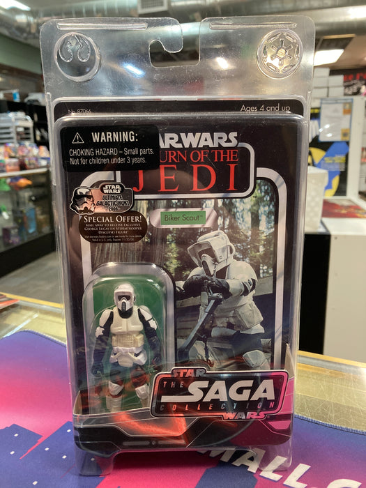 Star Wars Saga Collection Return of the Jedi Biker Scout (Ultimate Galactic Hunt 2006)