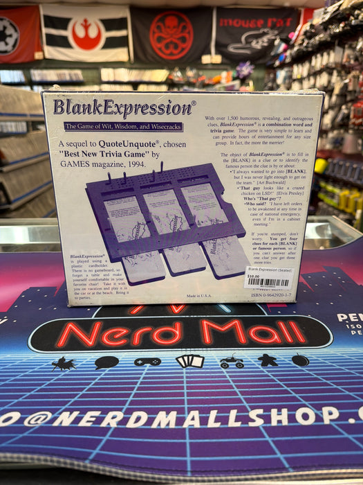 Blank Expression (Sealed)