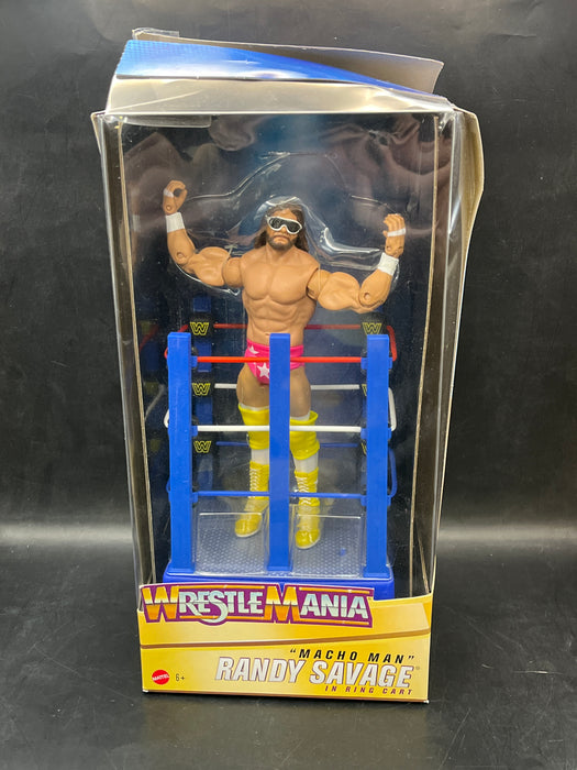 WWE WrestleMania Moments "Macho Man" Randy Savage and Ring Cart