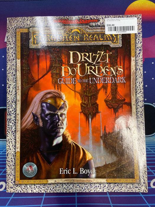 AD&D Forgotten Realms Drizzt Do'Urden's Guide to the Underdark SC ©1999