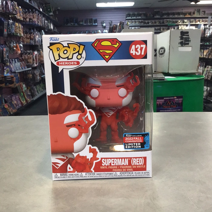 POP DC Heroes: Superman (Red) [2022 Fall Con Limited Edition Excl.]