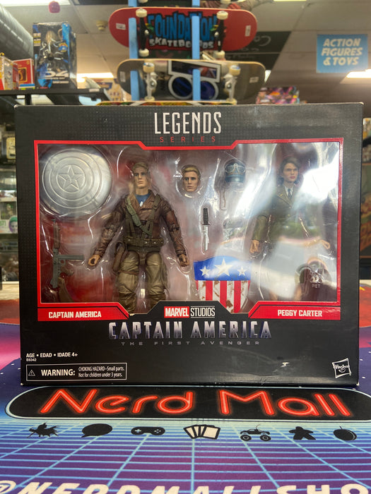 Marvel Legends Captain America and Peggy Carter Action Figures