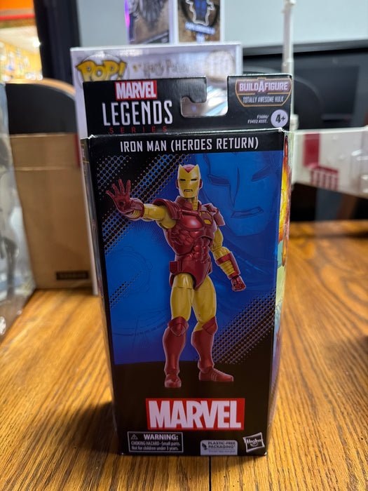 Marvel Legends Series Iron Man Heroes Return Totally Awesome Hulk BAF