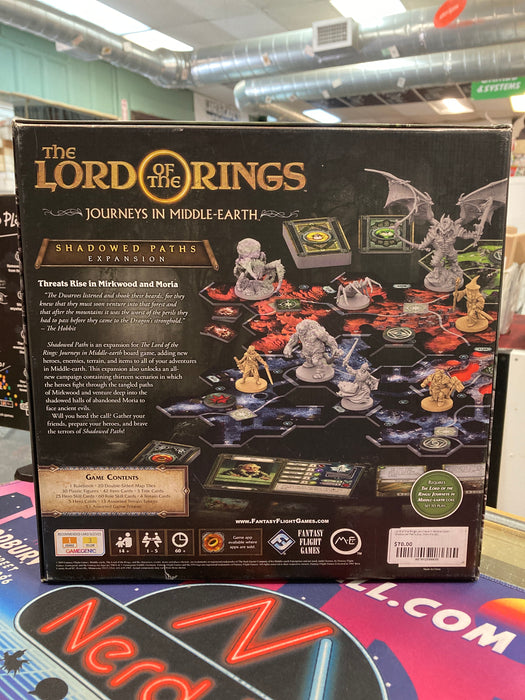 Lord of the Rings Journeys in Middle-Earth Shadowed Paths Exp (New Inside)
