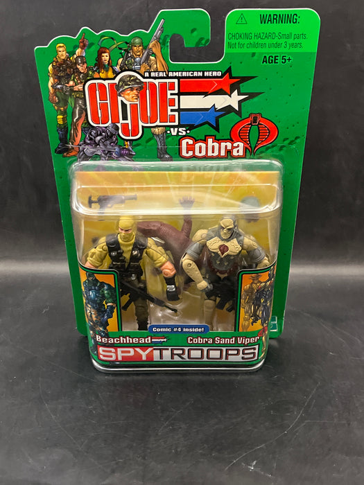 GI Joe vs. Cobra: Spy Troops Beachhead & Cobra Sand Viper 2-Pack