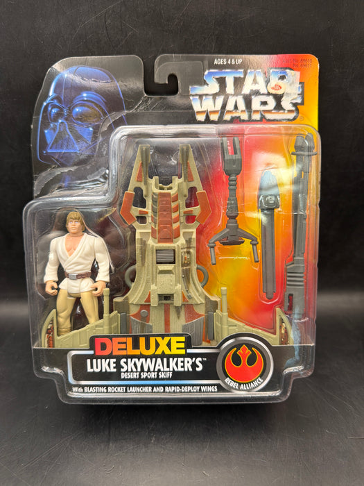 Star Wars Deluxe Luke Skywalker w/ Desert Sport Skiff
