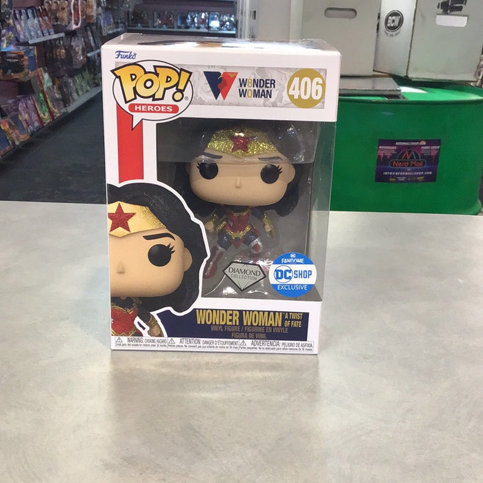 POP DC Heroes: Wonder Woman (Twist of Fate) (Diamond Collection) [DC Shop Excl.]
