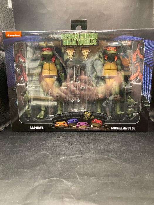 NECA TMNT Movie Raphael and Michelangelo