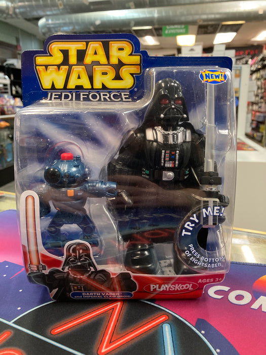Playskool Star Wars Jedi Force Darth Vader and Imperial Claw Droid