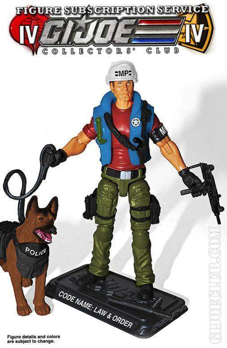 GI Joe Collector Club FSS 4.0 Military Police & K-9: Law & Order