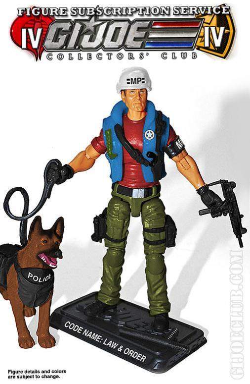 GI Joe Collector Club FSS 4.0 Military Police & K-9: Law & Order