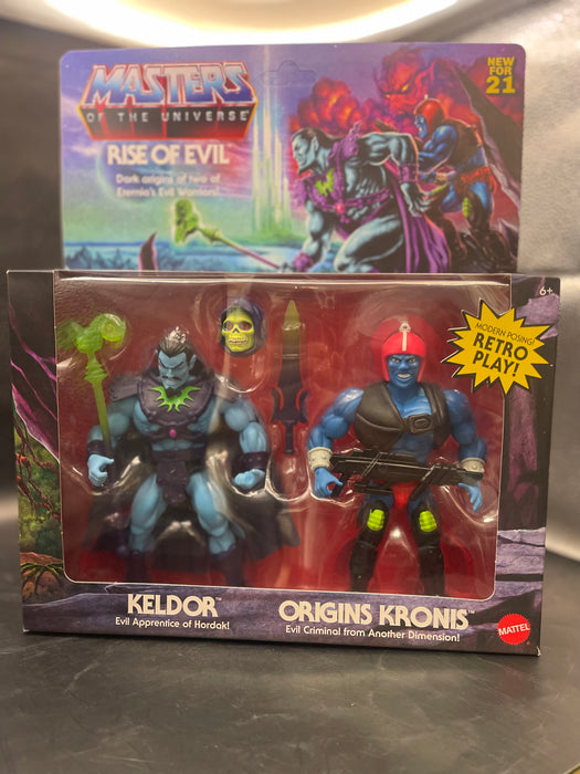 Masters of the Universe Rise of Evil Keldor and Origins Kronis