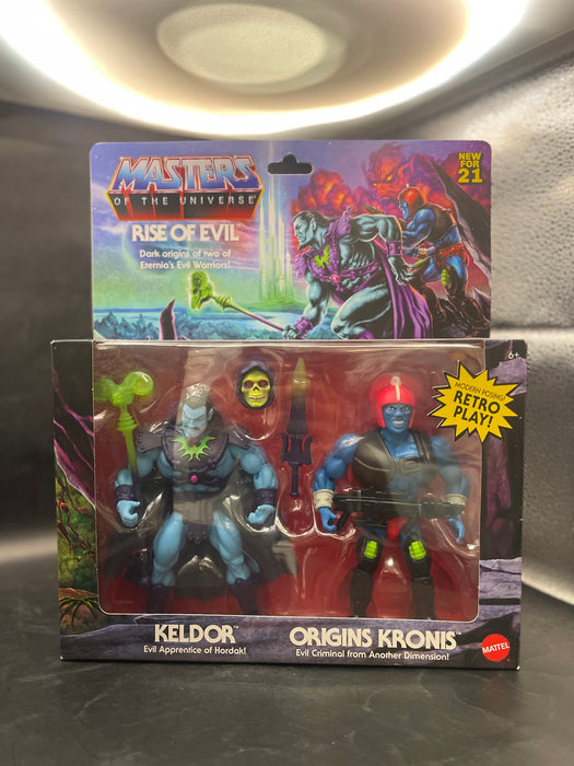 Masters of the Universe Rise of Evil Keldor and Origins Kronis