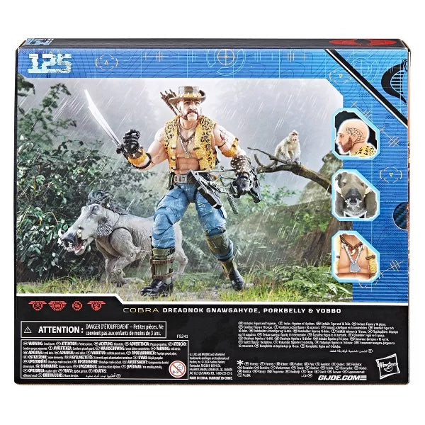 GI Joe Classified Series Dreadnok Gnawgahyde and pets Porkbelly & Yobbo 6-Inch Action Figure