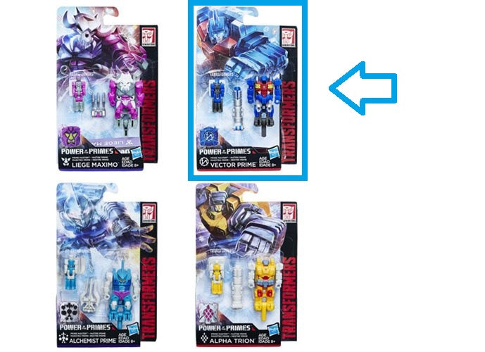 Vector Prime in Metalhawk Armor - Transformers Generations Prime Masters Wave 2