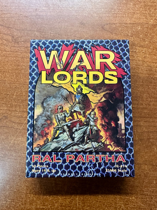 War Lords RPG miniature set complete unpainted in box