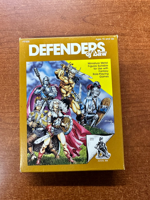 Defenders of Law RPG miniature set complete unpainted in box