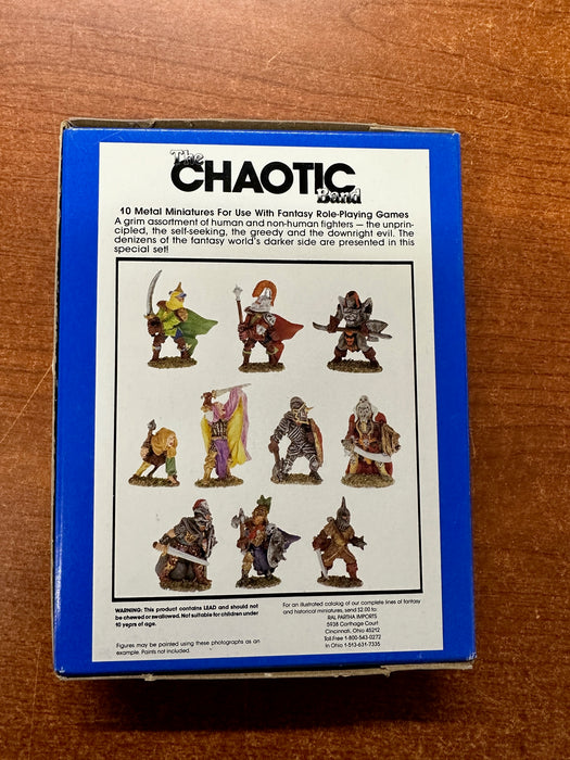 Chaotic Band RPG miniature set complete unpainted in box