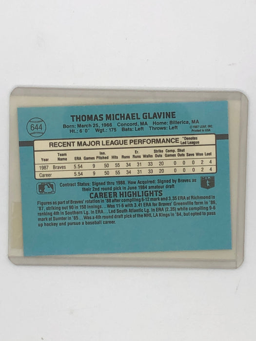 Tom Glavine (Donruss 1988)