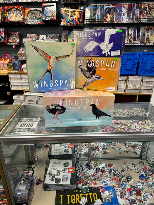 Wingspan with 2 exp (mixed open) & Nesting Box (sealed)