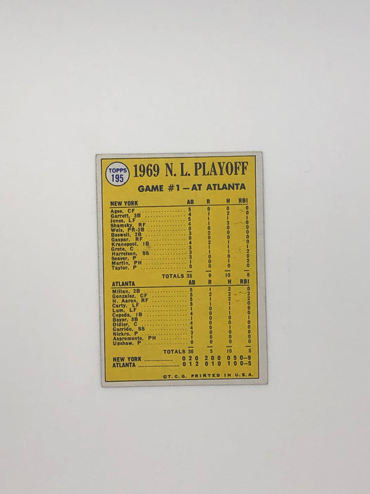 Tom Seaver NLCS1 (Topps 1970) #195
