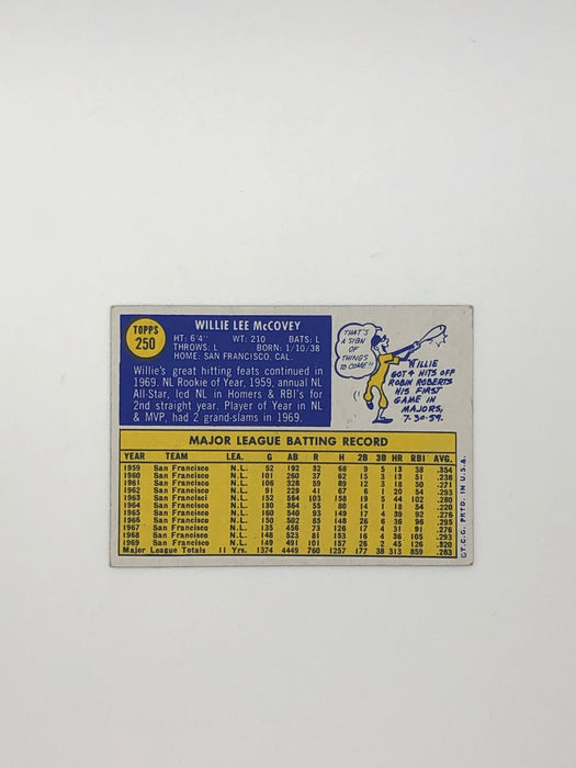 Willie McCovey (Topps 1970) #250