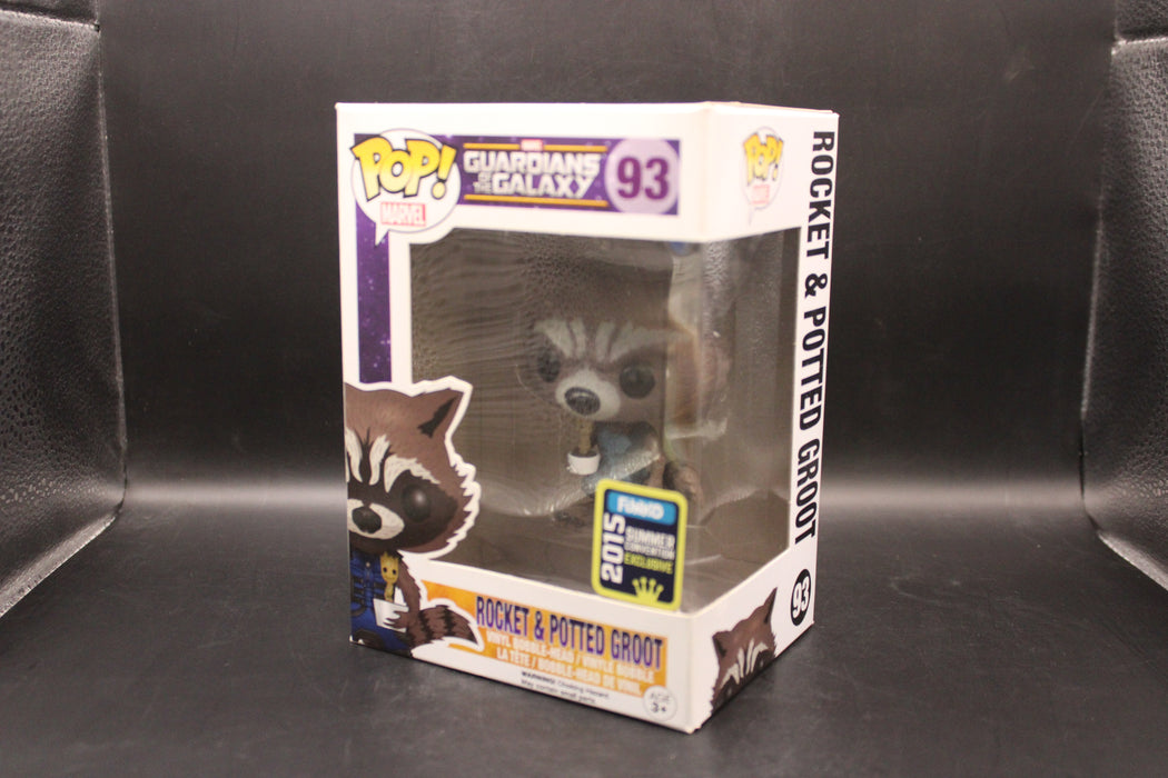 POP Marvel: Guardians of the Galaxy - Rocket & Potted Groot [2015 Summer Con Excl]