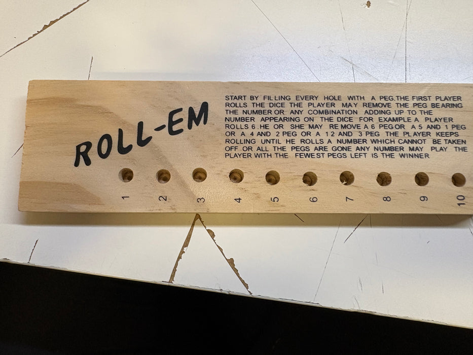 Boardgame Parts Wooden Brian Teasers