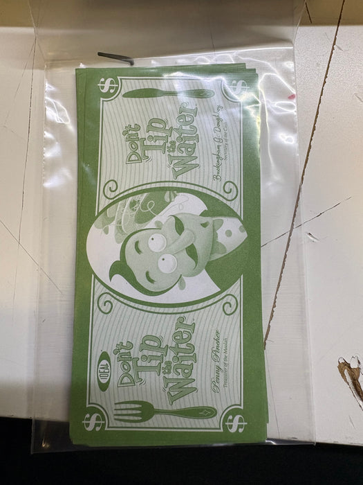 Boardgame Parts Don't Tip the Waiter