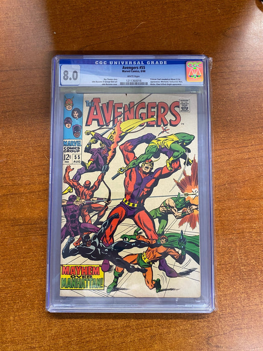 Avengers 55 (1968) CGC 8.0