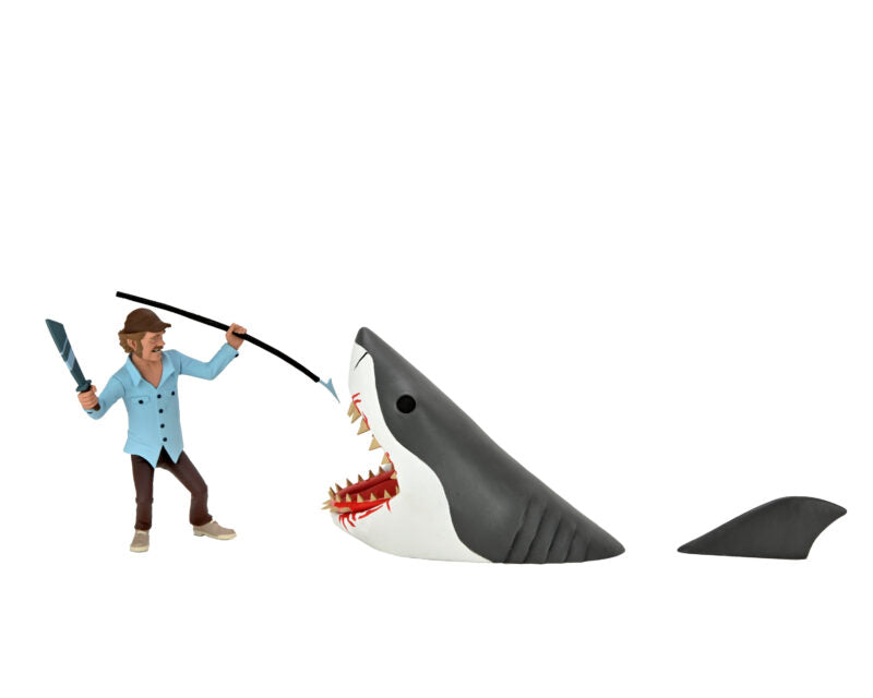Jaws Toony Terrors – 6? Scale Action Figures – Quint and Shark 2-Pack