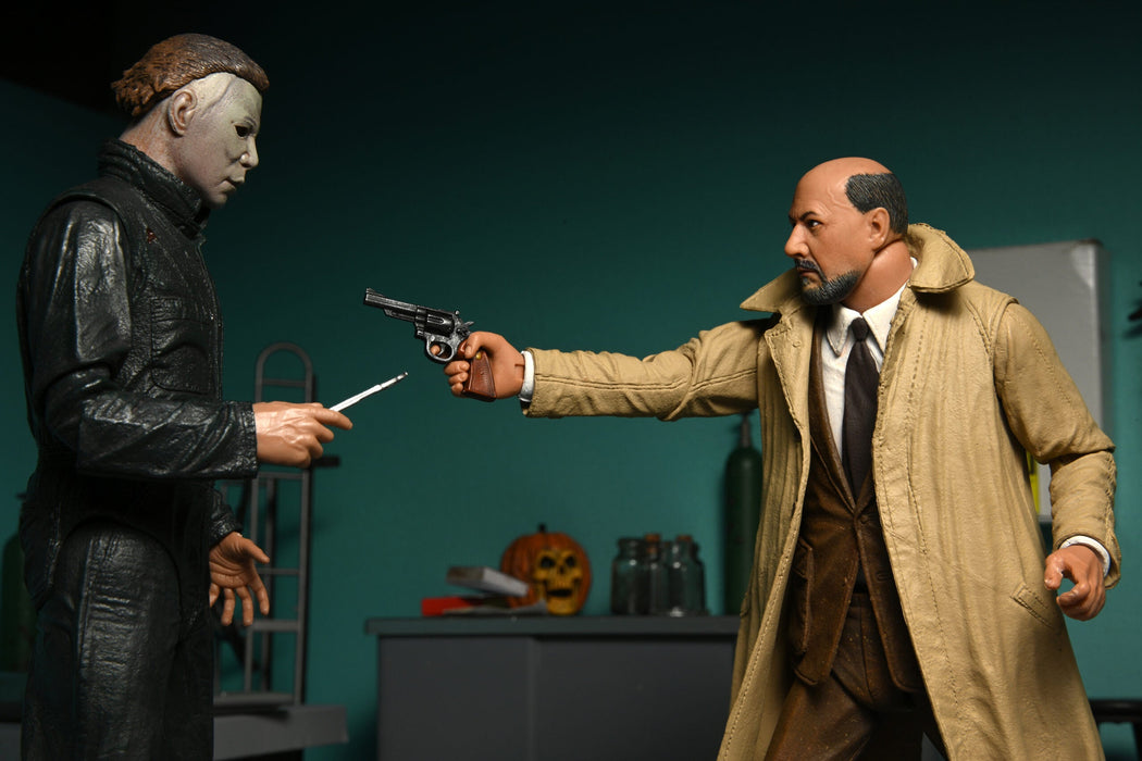 Halloween 2 7? Scale Action Figure – Ultimate Michael Myers & Dr Loomis 2-Pack