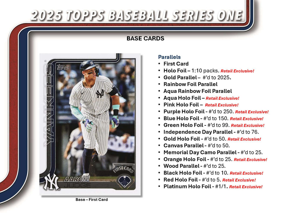 2025 Topps Baseball Series 1 (Pack)