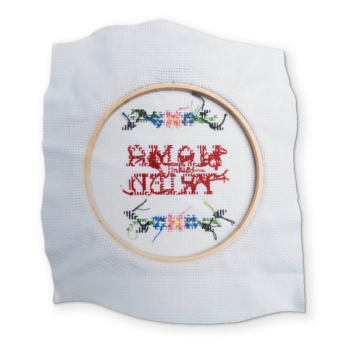 Jinkies-A CROSS-STITCH YOU CAN CLEAN YOUR GLASSES WITH