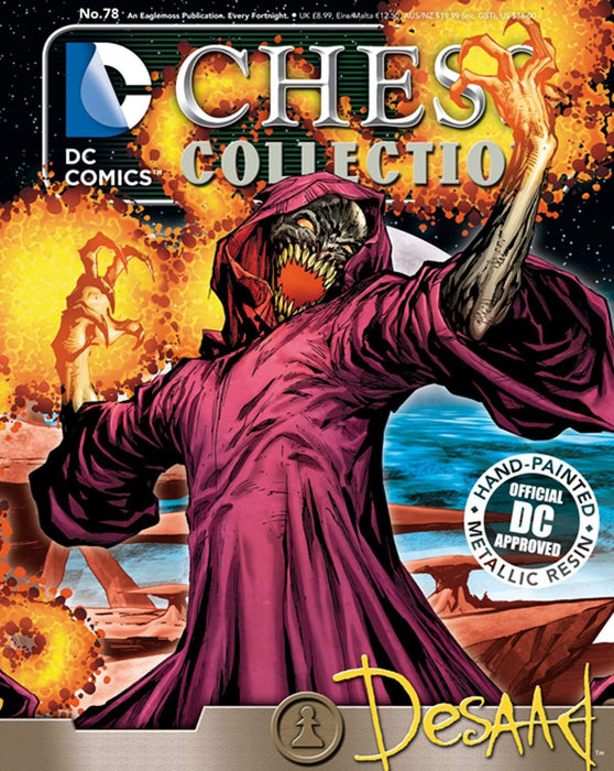 DC Superhero Chess Figure Collector Magazine #78 Desaad Black Pawn
