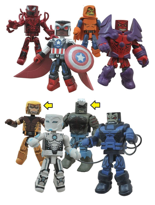 Marvel Minimates Series 62 Axis Sabretooth vs. Kluh, the evil Hulk