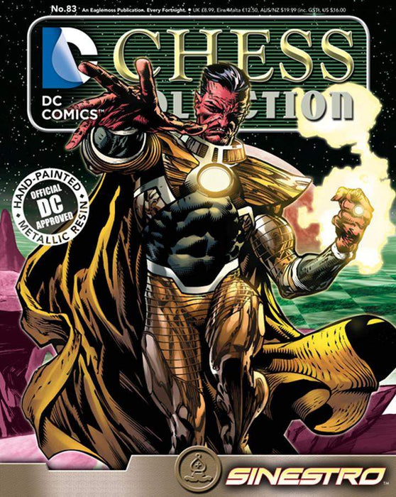 DC Superhero Chess Fig Coll Mag #83 Sinestro Black Bishop