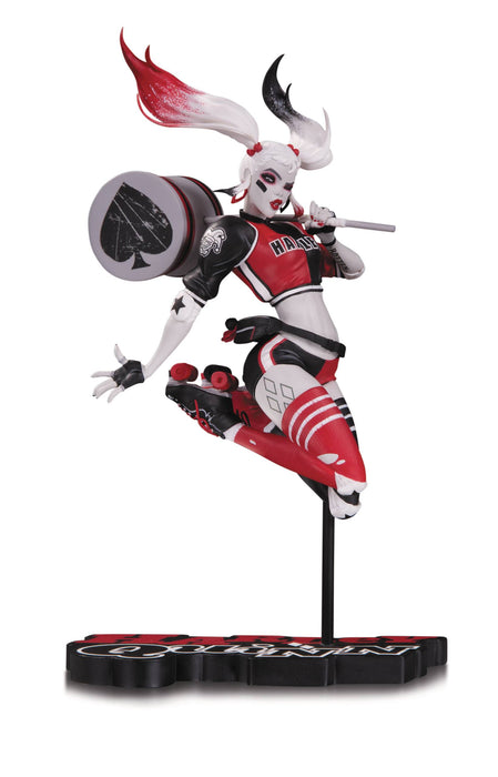 Harley Quinn Red White & Black Babs Tarr Statue