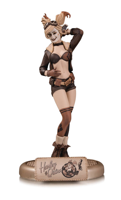 DC Comics Bombshells Harley Quinn Sepia Tone Variant Statue