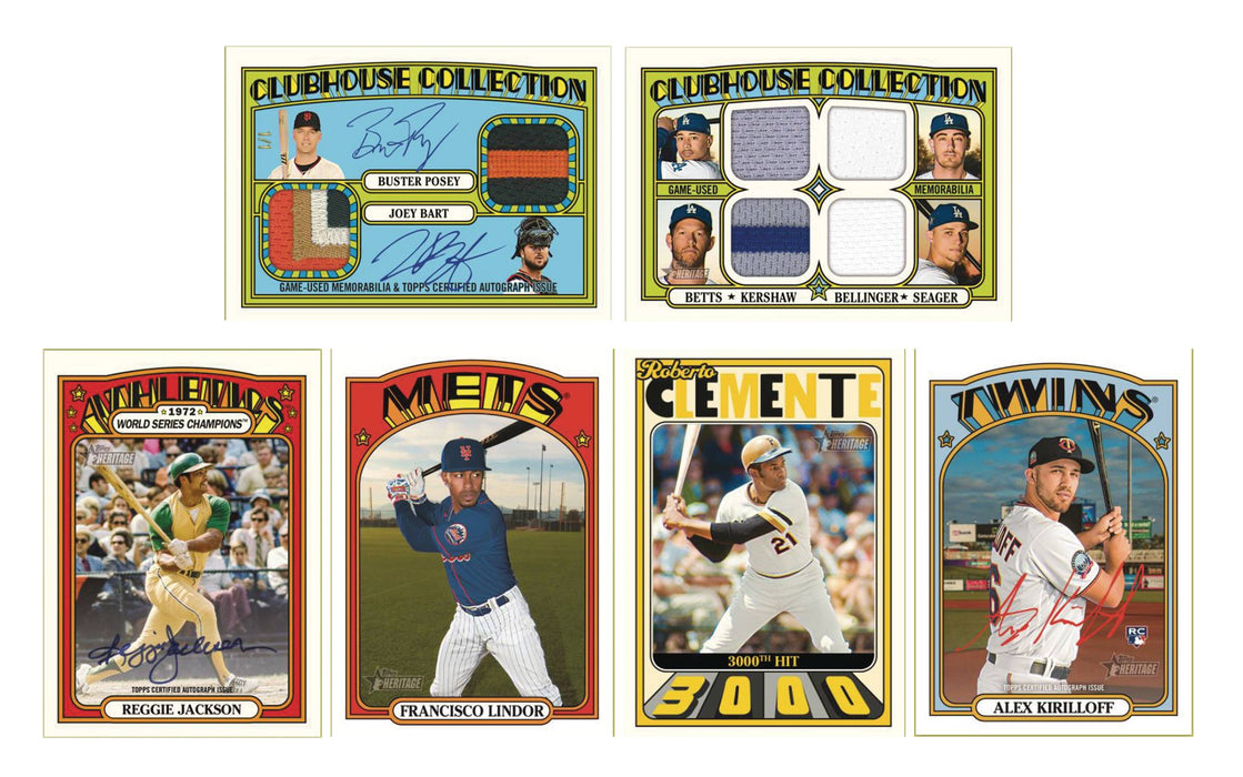 Topps 2021 Heritage High Number Baseball T/C Pack