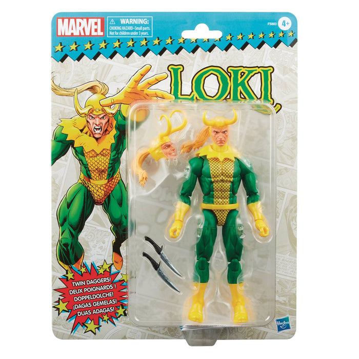 Marvel Legends Retro 6In Loki Action Figure