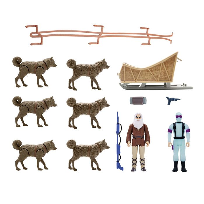 GI Joe Artic Rescue Vehicle Snake Eyes Reaction Figure