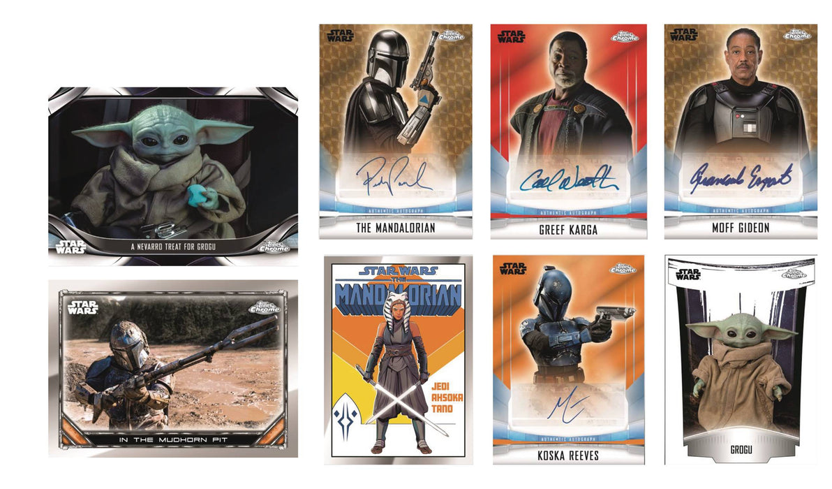 Topps 2022 Chrome Star Wars The Mandalorian Beskar Edition Packs