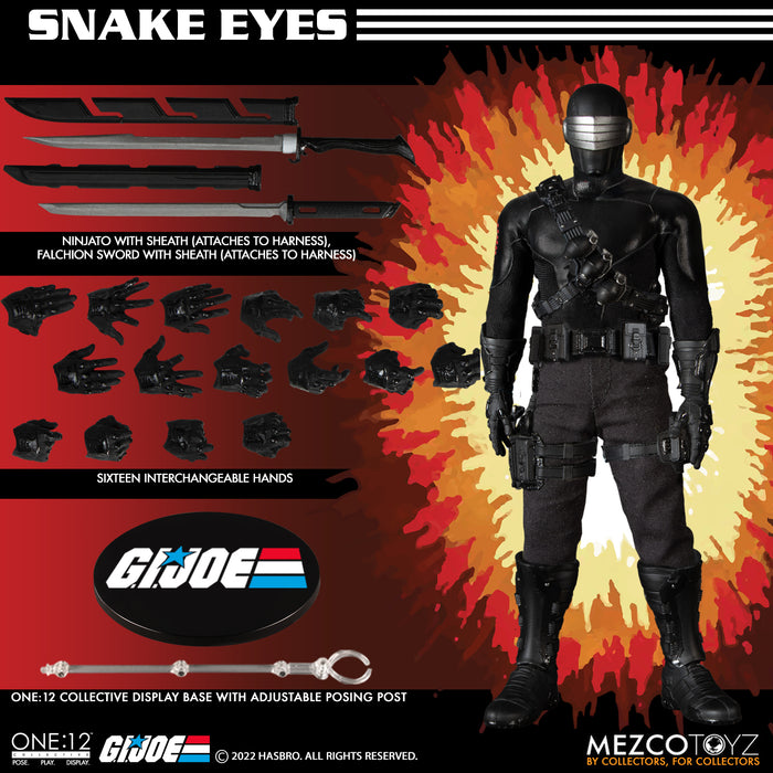 One-12 Collective GI Joe Snake-Eyes Deluxe