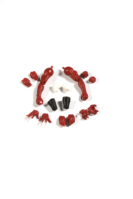 Articulated Icons Arms Hands Wraps Red Pack