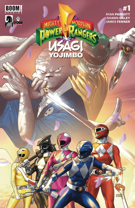 Mighty Morphin Power Rangers Usagi Yojimbo #1 Cvr A Clarke (