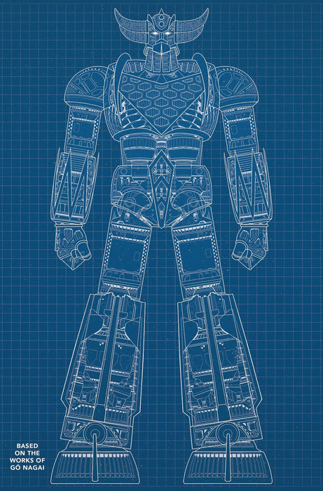 Ufo Robot Grendizer #1 (Of 4) Cvr E Blueprint