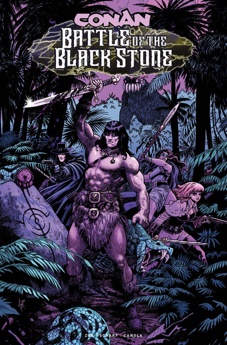 Conan Barbarian Battle Blackstone #4 (Of 4) Cvr B Belanger (